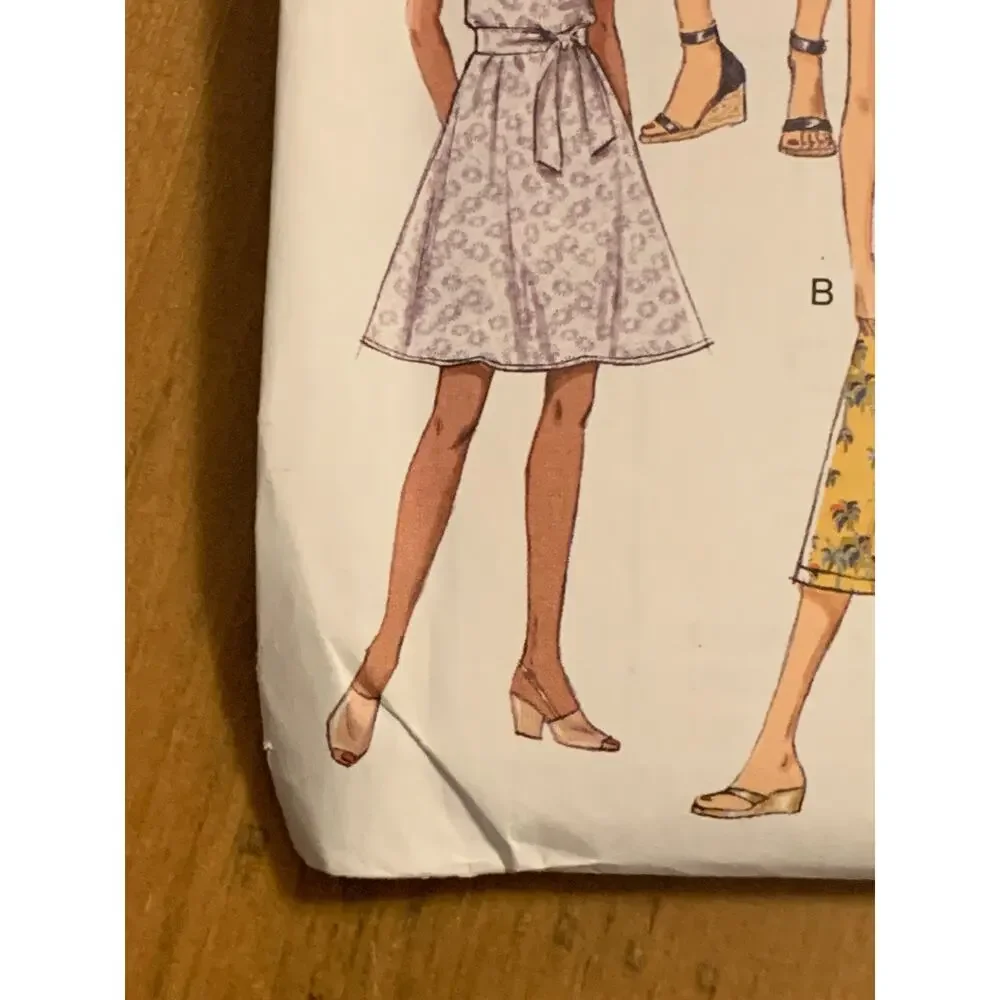 Butterick B6566 Pattern Misses Sz L/XL/XXLPetite Dress/Romper/Jumpsuit/Sash